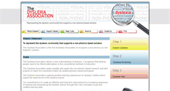 Desktop Screenshot of dyslexia.org.au